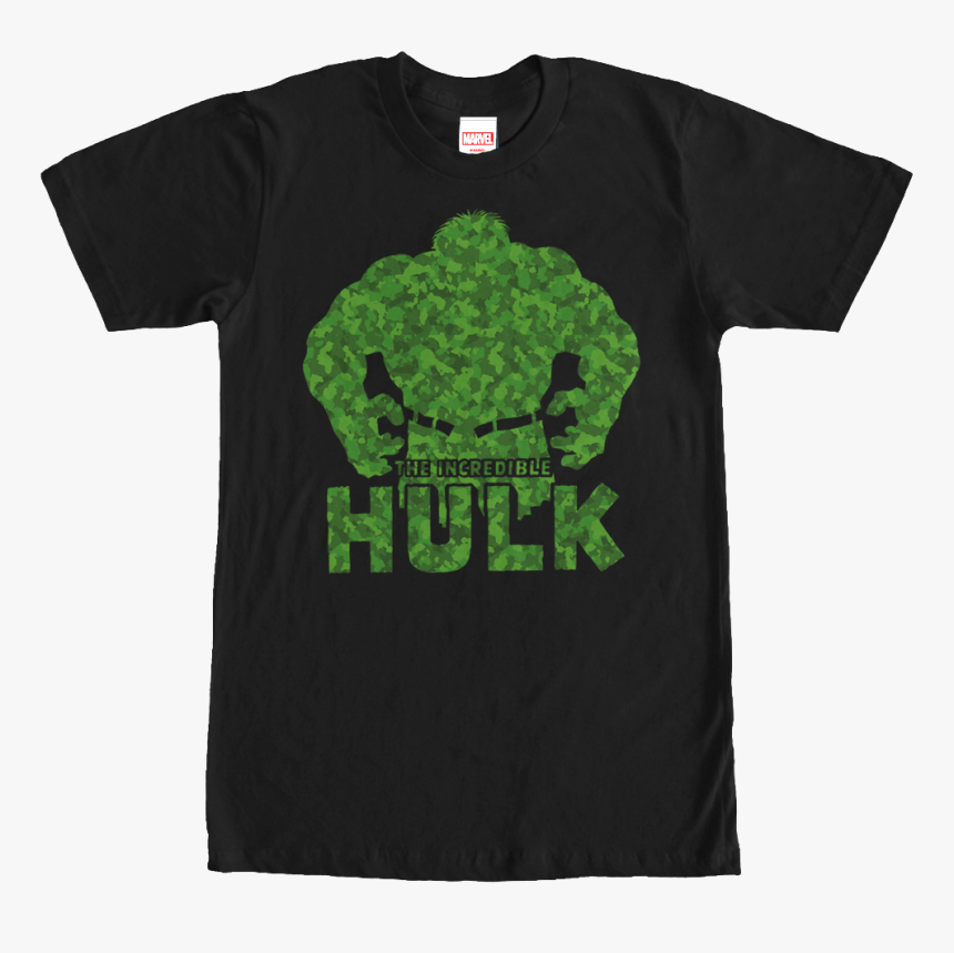 Camouflage Incredible Hulk T-shirt - T-shirt, HD Png Download