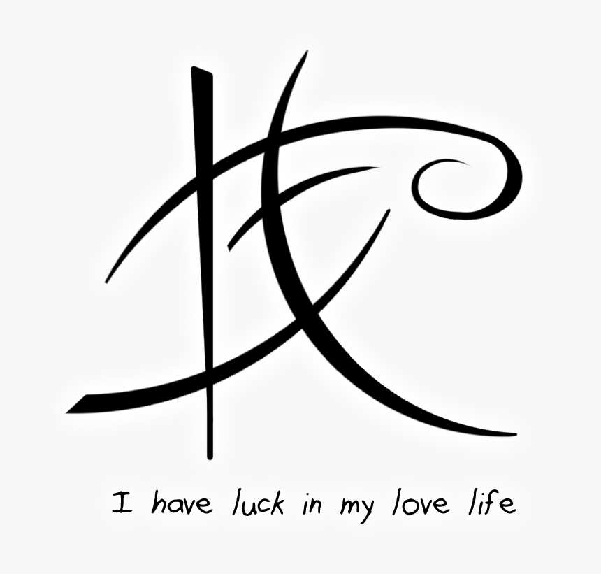 “i Have Luck In My Love Life” Sigil
requested By Anonymous - Line Art, HD Png Download