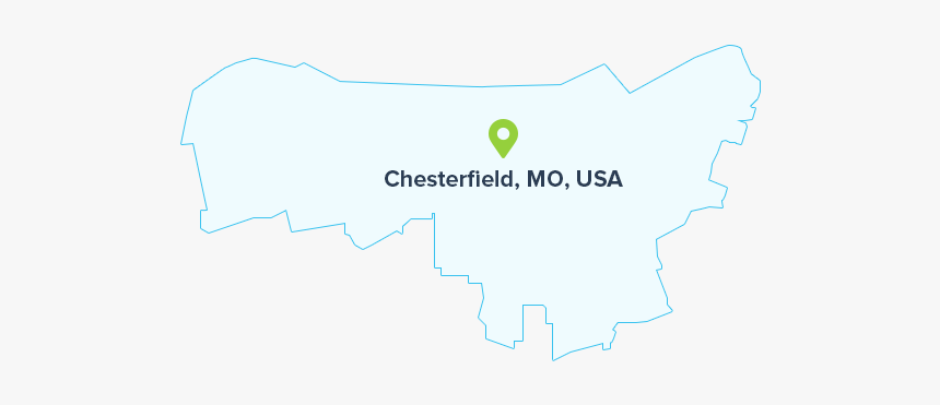 Chesterfield-map - Graphic Design, HD Png Download