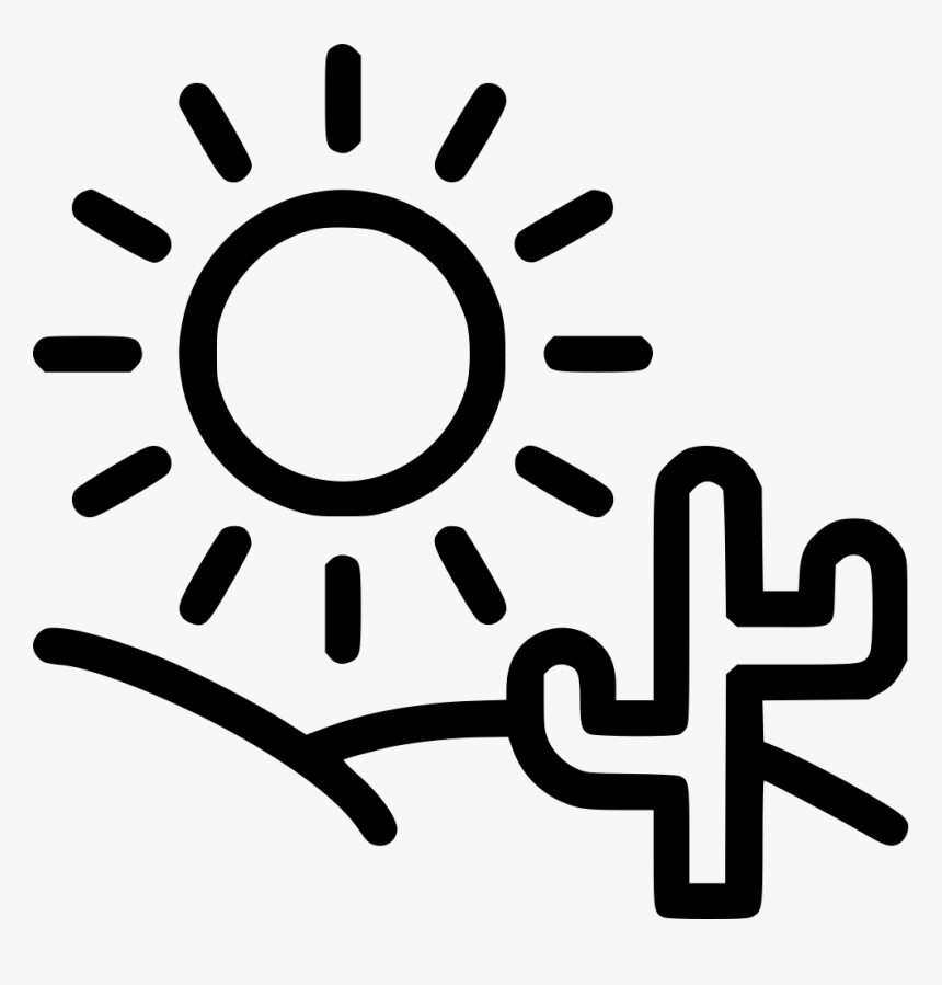 Desert - Sunny Icon, HD Png Download