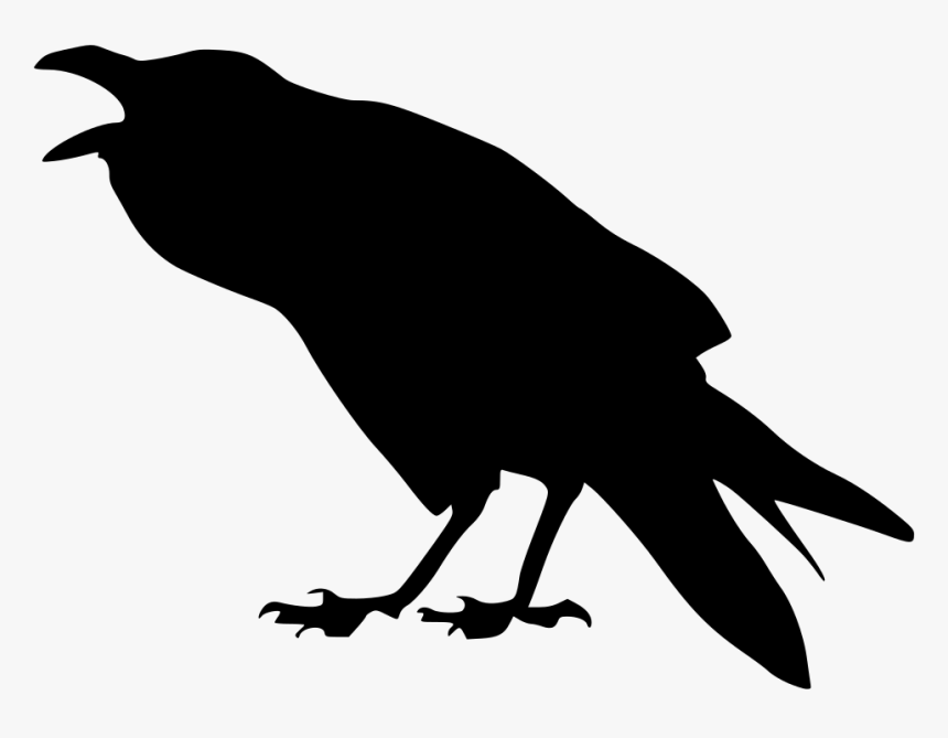 The Barking Crow - Common Raven, HD Png Download