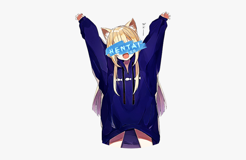 Kawaii Neko Anime Girl, HD Png Download