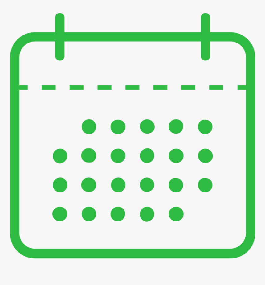 Calendar Icon Green - Museum Free Days Los Angeles, HD Png Download