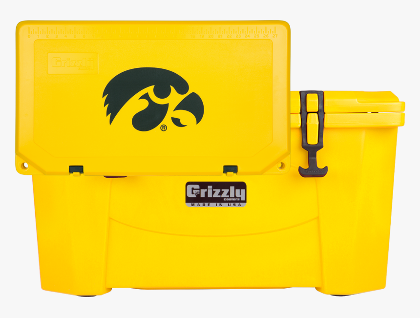 G60 With Iowa State Graphics - Grizzly Hawkeye Cooler, HD Png Download