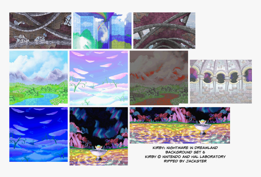 Backgrounds - Kirby Backgrounds Gameboy, HD Png Download