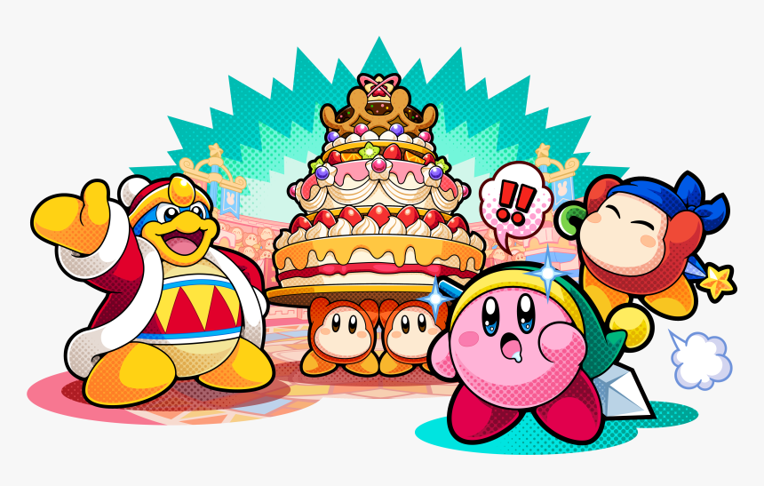 Kirby Battle Royale Cake, HD Png Download