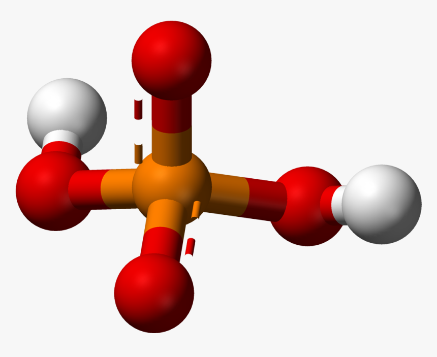 2 Dihydrogenphosphate 3d Balls - Dihydrogen Phosphate 3d, HD Png Download