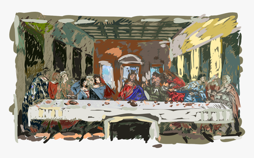 Last Supper Free To Use, HD Png Download