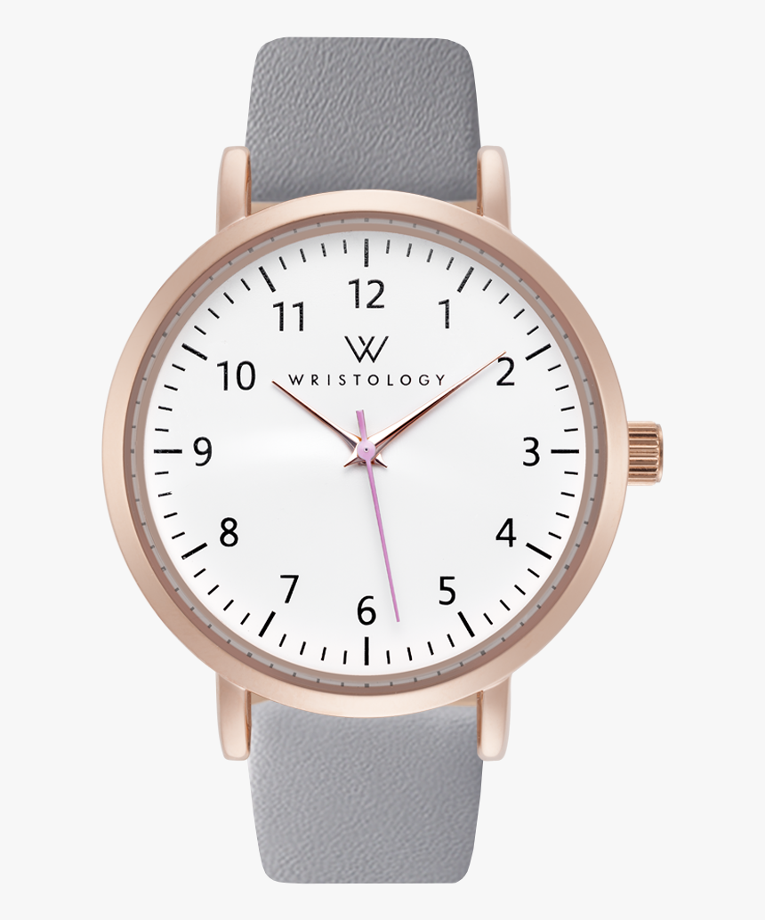 Ladies Rose Gold Watch With Numbers, HD Png Download