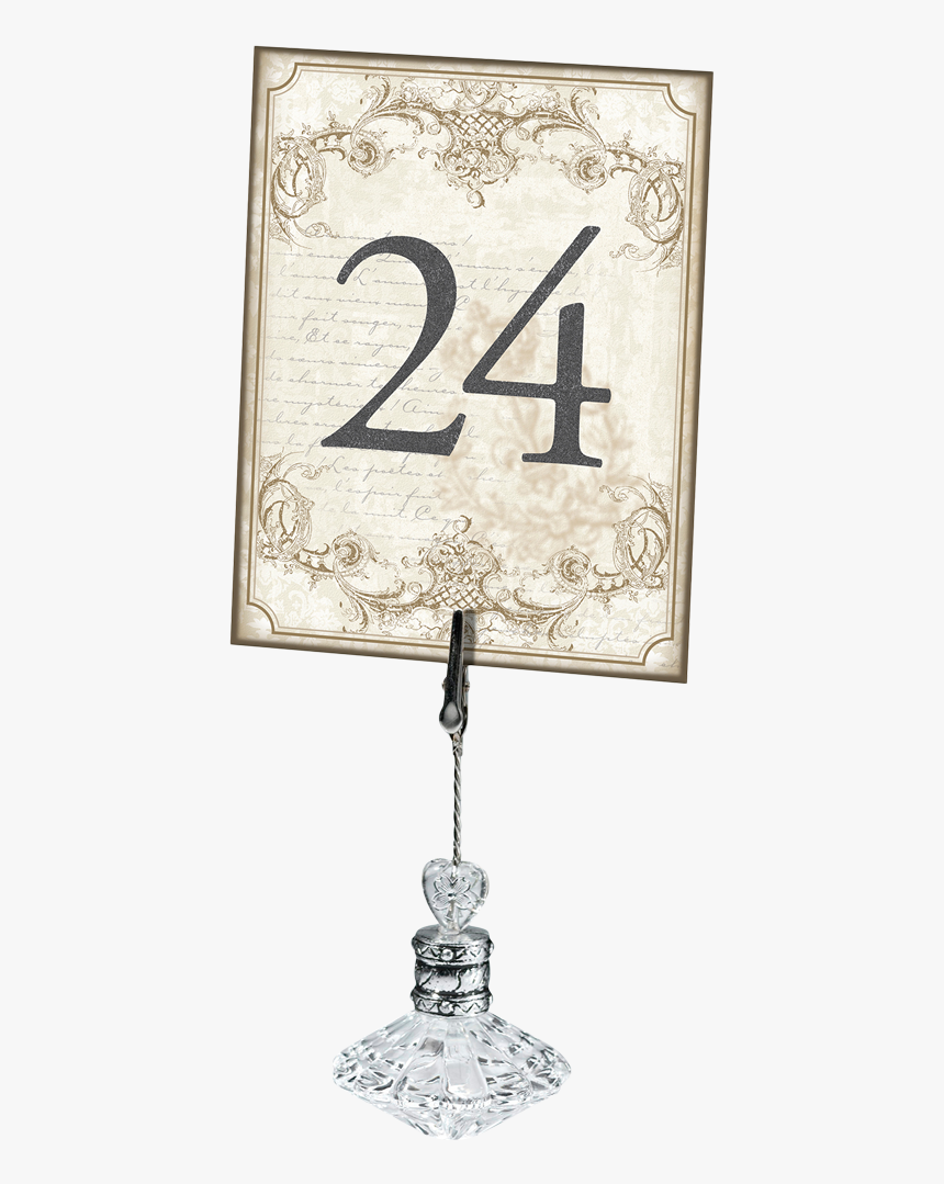 Vintage Gold Table Numbers 1 24 
 
 Class Lazyload - Table Numbers Wedding, HD Png Download