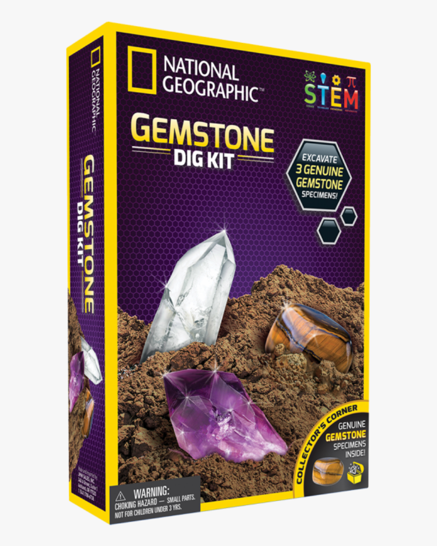 National Geographic Gemstone Dig Kit, HD Png Download