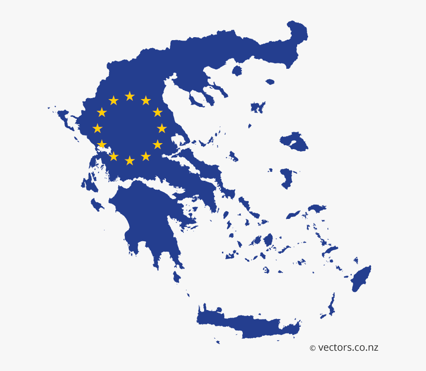 Naxos Greece Map , Png Download - Greece Map Grey, Transparent Png