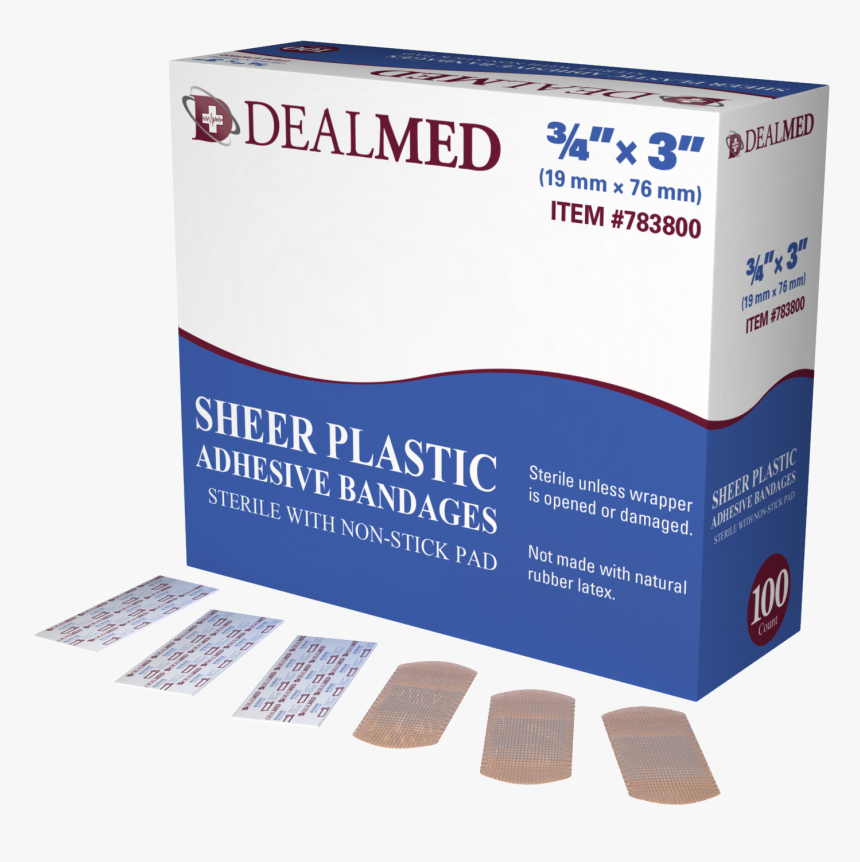 Dealmed Flexible Sheer Adhesive Bandages, - New York Rangers, HD Png Download