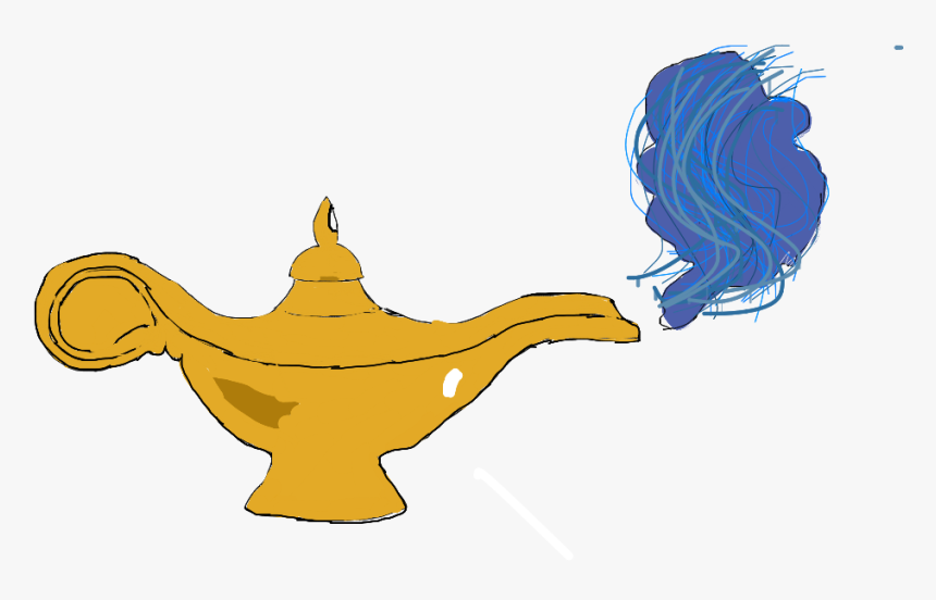 #magic Lamp Lol I Know Its Super Bad - Illustration, HD Png Download