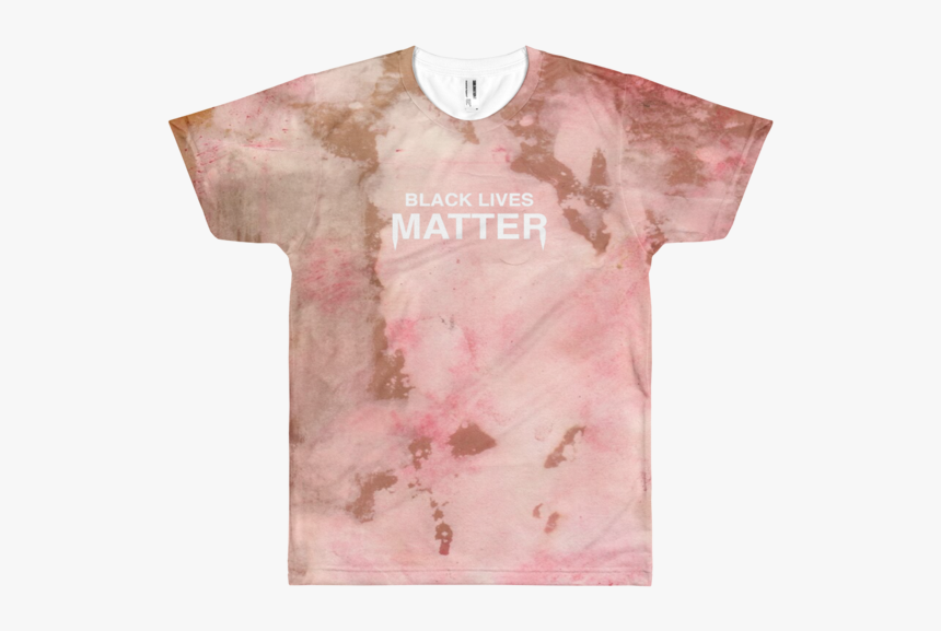 Black Lives Matter Bleached T-shirt - Active Shirt, HD Png Download