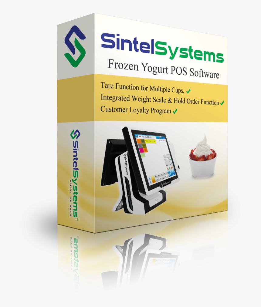Frozen Yogurt Pos Software By Sintel Systems - French Sale Point Software, HD Png Download