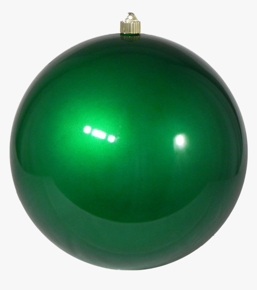 Single Green Christmas Ball Png File - Green Christmas Ball, Transparent Png