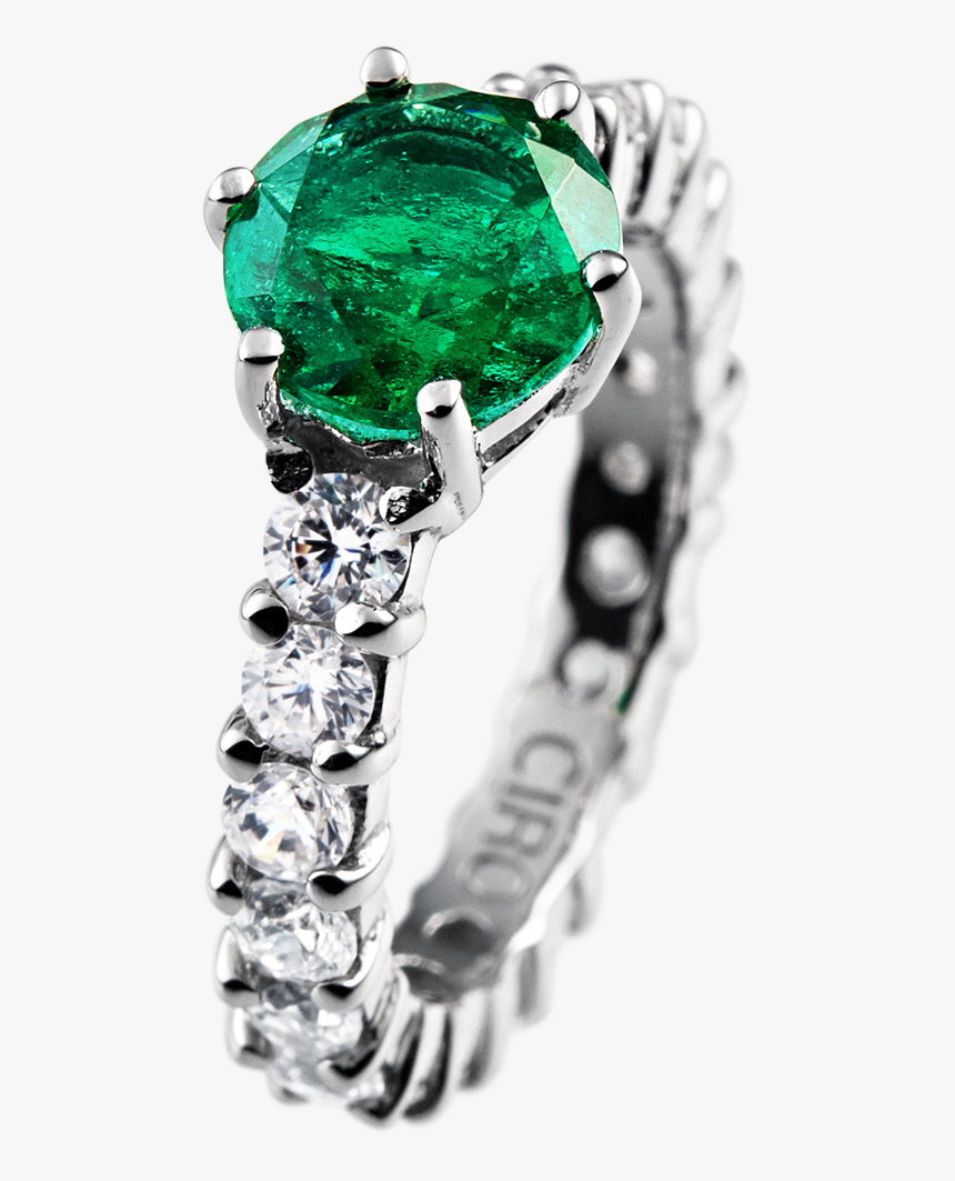 Madeleine Green Cocktail Ring - Engagement Ring, HD Png Download