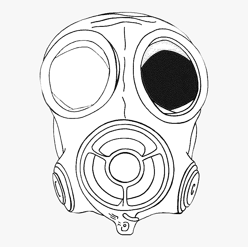 Gasmask - Circle, HD Png Download