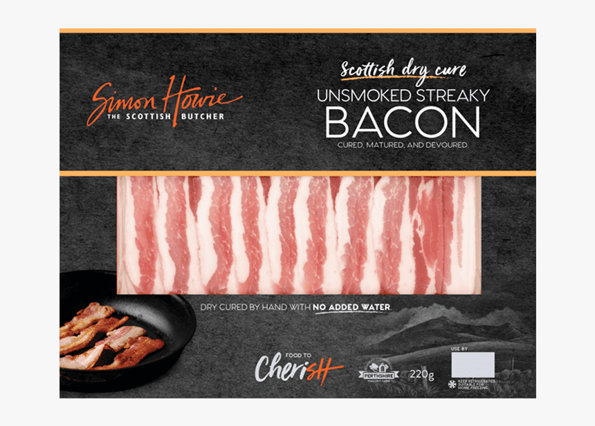 Simon Howie Dry Cured Smoked Back Bacon, HD Png Download