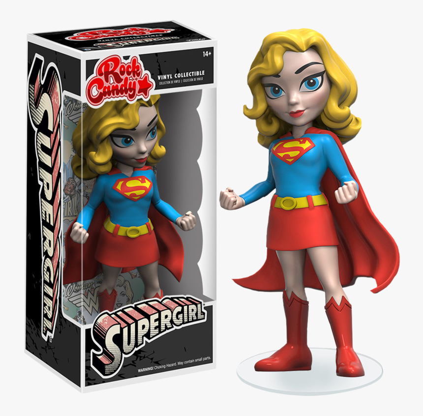 Transparent Supergirl Png - Funko Rock Candy Supergirl, Png Download