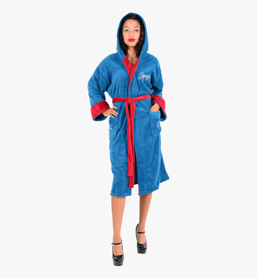 Dc Supergirl Bombshell Robe - Supergirl Bathrobe, HD Png Download