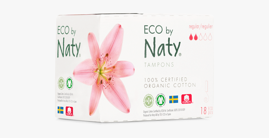 Tampons Regular - Naty Applicator Tampon, HD Png Download