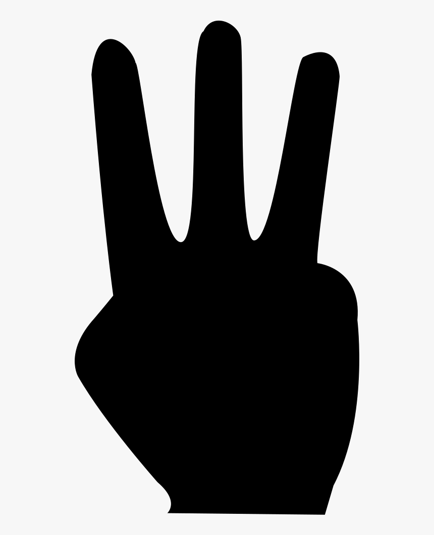 Three Fingers - Sign Language, HD Png Download