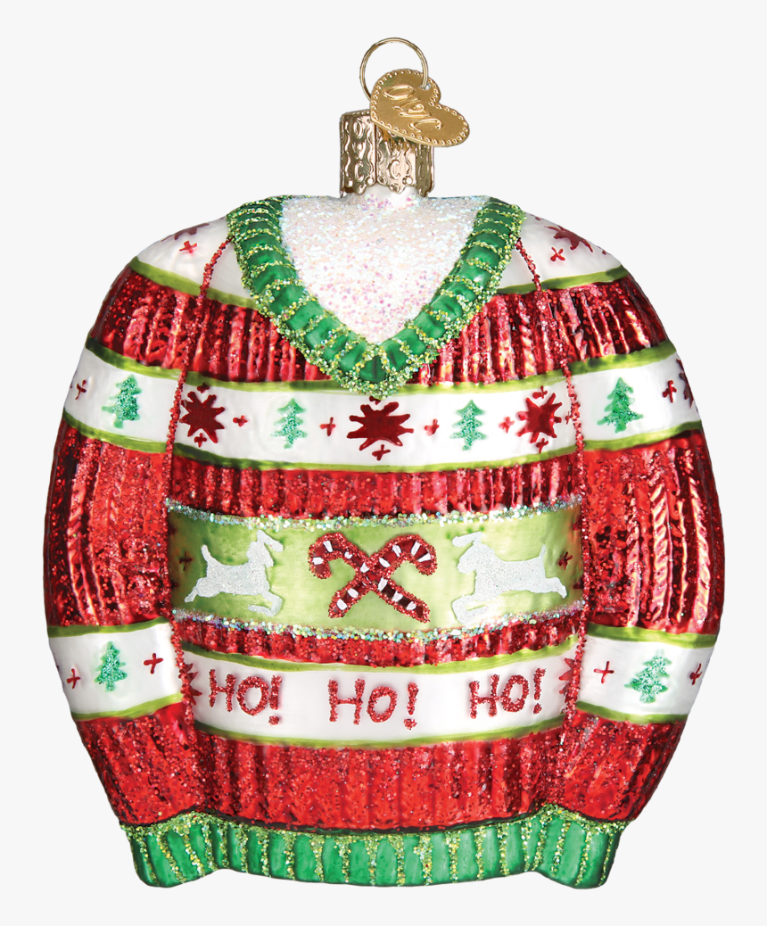Glass Christmas Ornaments Sweater, HD Png Download