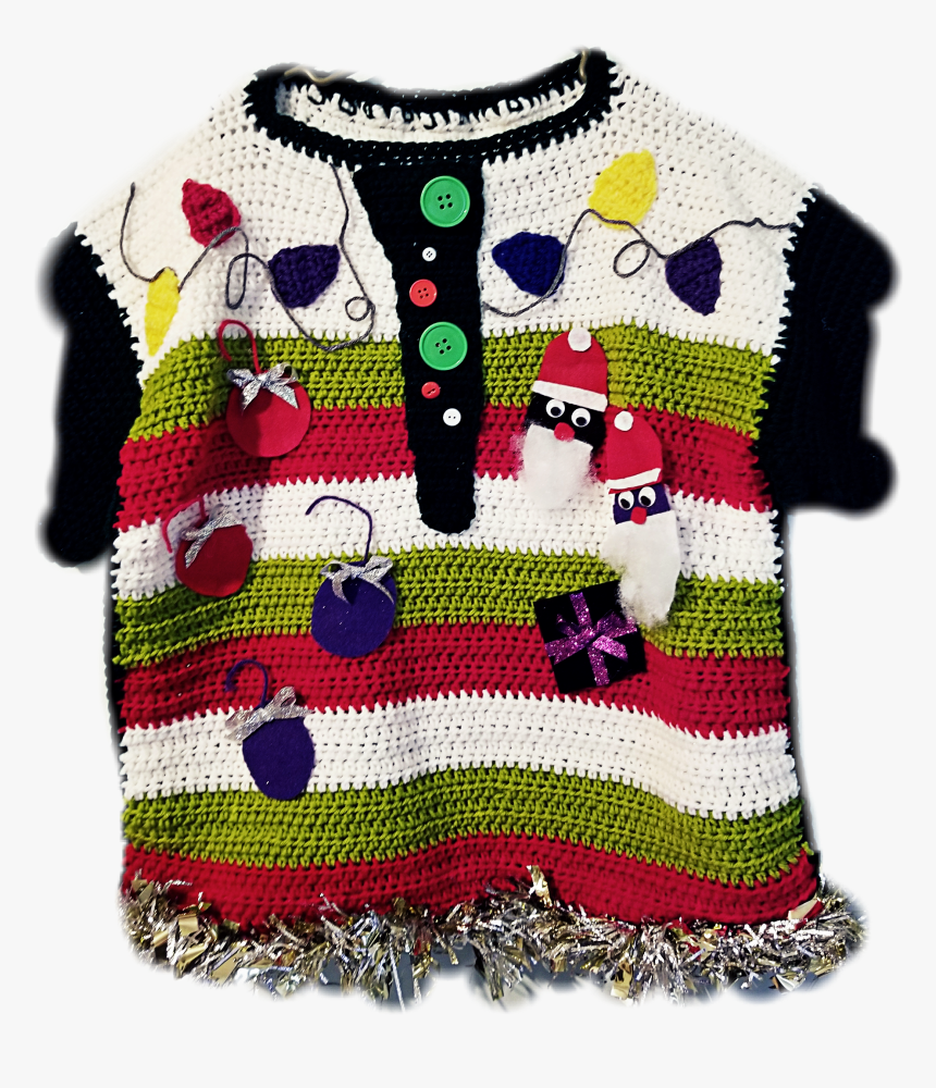 #ugly #christmas #sweater #uglychristmassweater #sticker - Woolen, HD Png Download