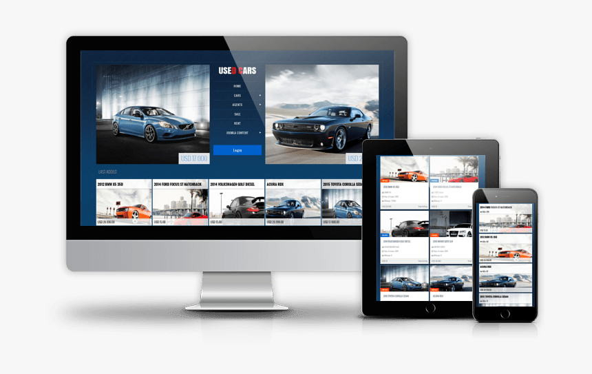 Used Cars, Car Automotive Joomla Template - Audi A2, HD Png Download