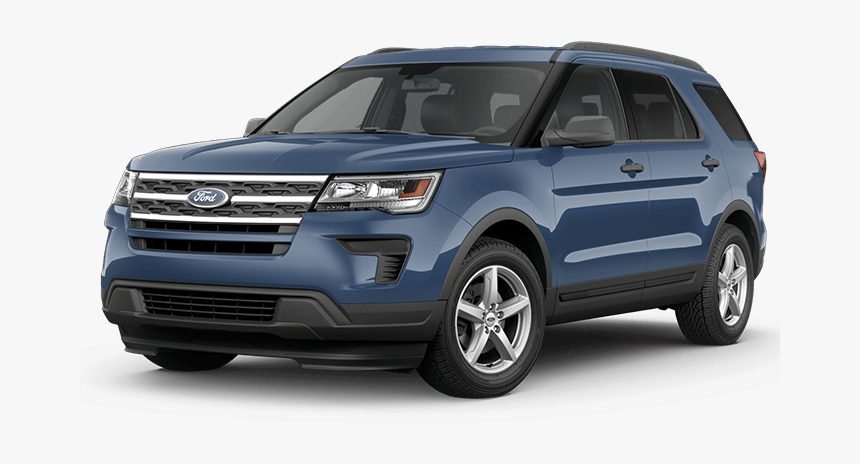 Picture Of 2018 Ford Explorer - 2019 Ford Explorer Blue Colors, HD Png Download