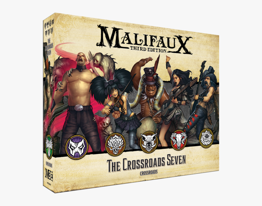 Crossroads Seven - Malifaux 3e The Crossroads Seven, HD Png Download