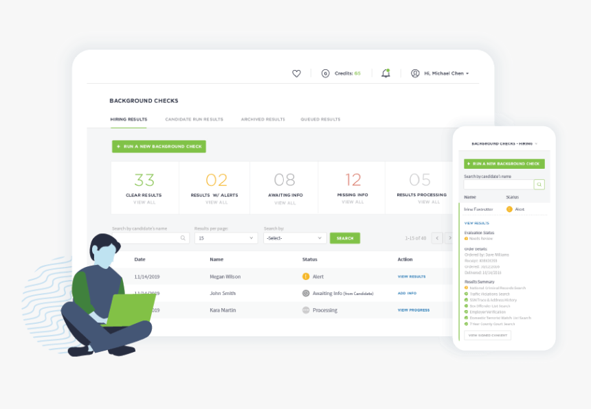 Employment Background Check Website, HD Png Download