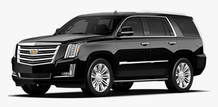 Black Cadillac Escalade Suv, HD Png Download