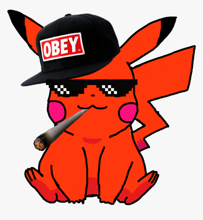 #pokemon #mlg - Cartoon, HD Png Download