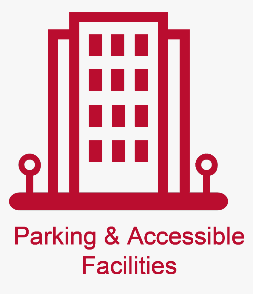 Parking And Accessible Facilities - Icon Building Vector Png, Transparent Png