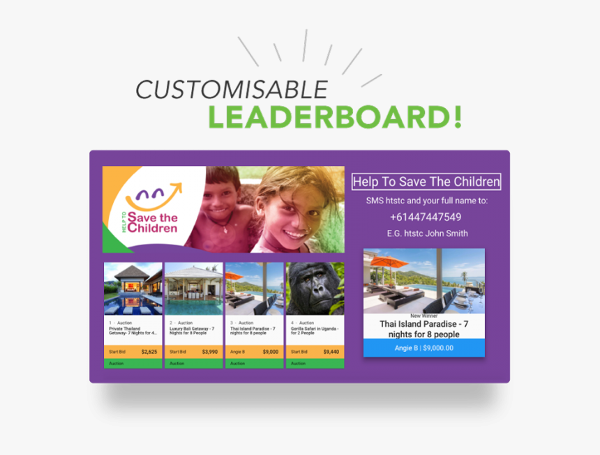 Crowdcomms Event Solutions Images Silent Auction 1 - Online Advertising, HD Png Download