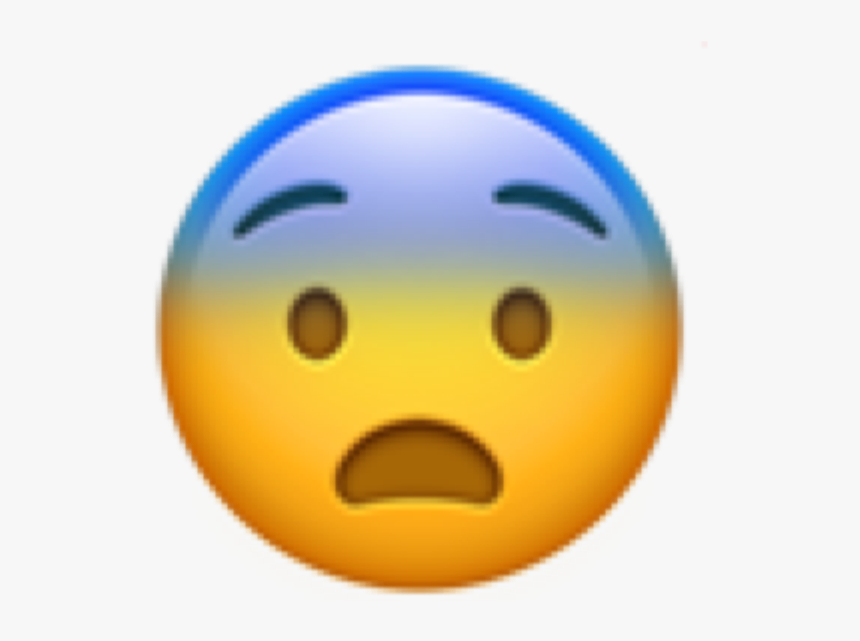 #emjoi #surprised #yellow #freetoedit - Spooky Emojis, HD Png Download