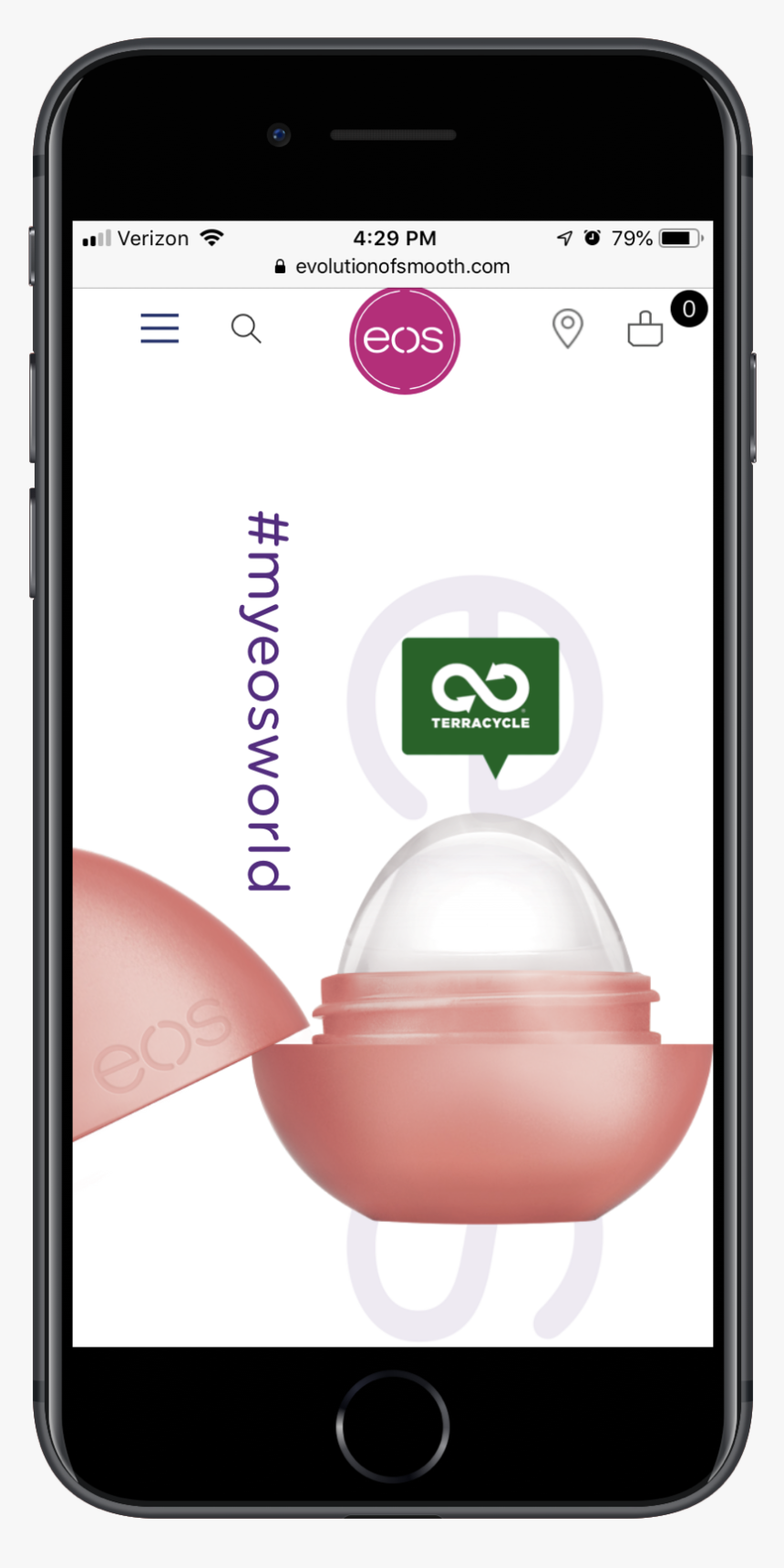 Eos Website Hashtag - Iphone, HD Png Download