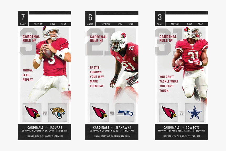 Azcardinals 0002 1c-tickets, HD Png Download