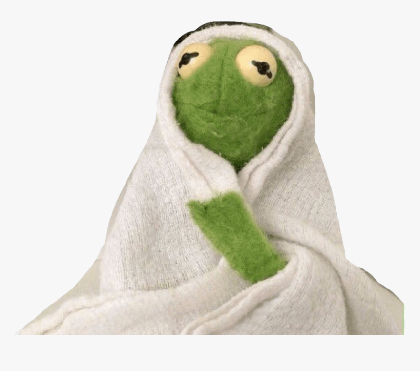 Kermit The Frog Png Hd - Kermit In A Blanket, Transparent Png