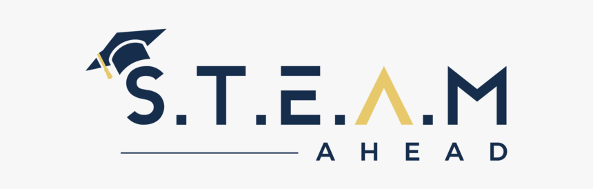 S - T - E - A - M-ahead Transparentwhite - Graphic Design, HD Png Download