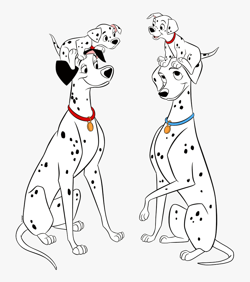Disney Perdita And Pongo, HD Png Download