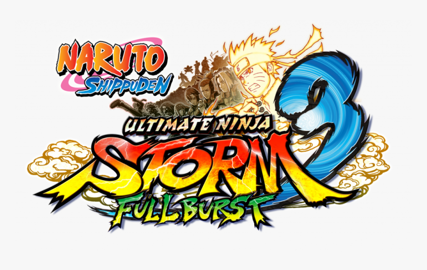 3524 20130527 Ns3fbrogo Master Eu - Naruto Ultimate Ninja Storm Title, HD Png Download