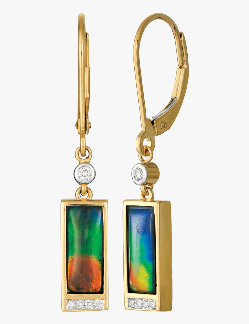 Florence 14k Yellow Gold Diamond Earrings By Korite - Earrings, HD Png Download