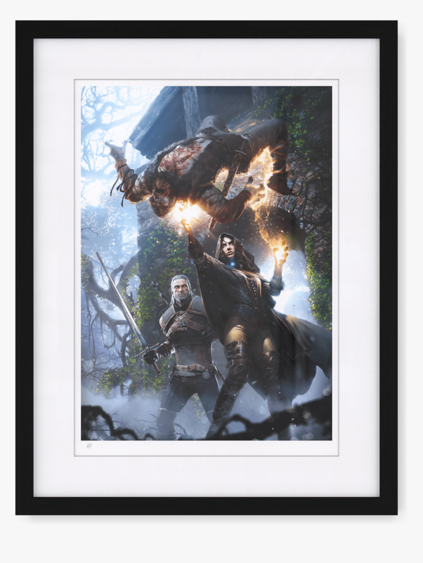 Witcher Yen And Geralt, HD Png Download