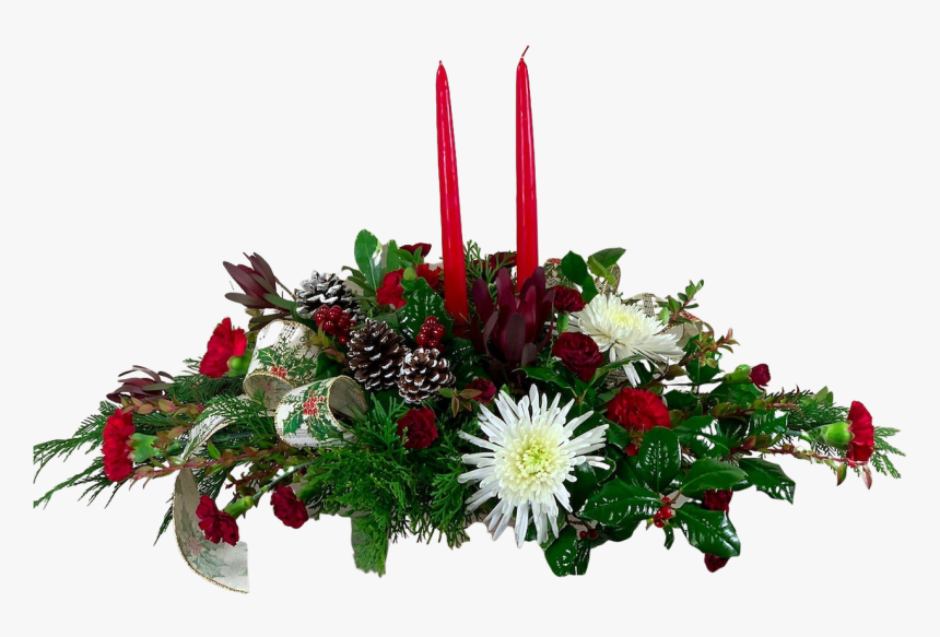 Winter Woodlands Centerpiece - Bouquet, HD Png Download