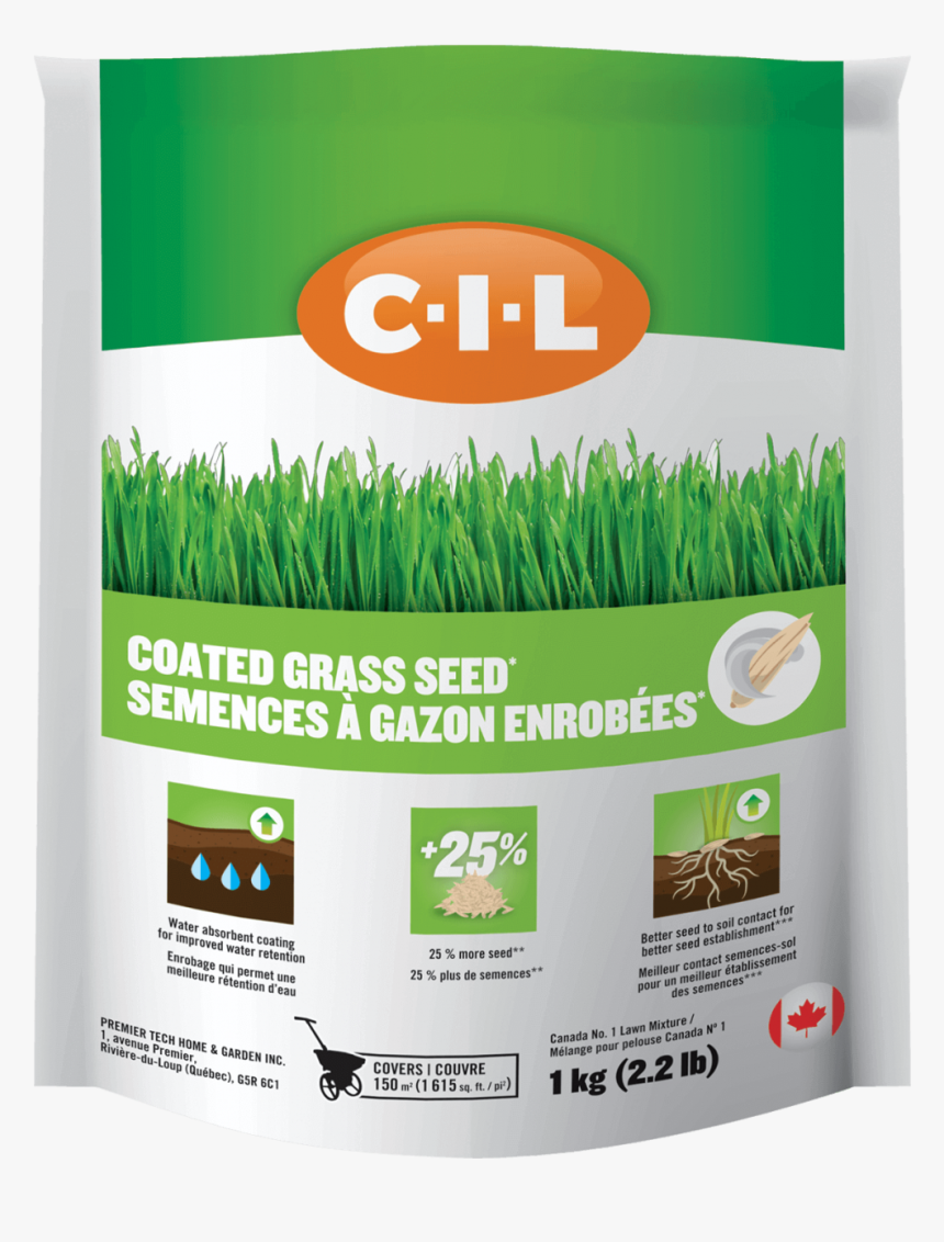 Cil Coated Grass Seed 1kg - Cil Grass Seed, HD Png Download