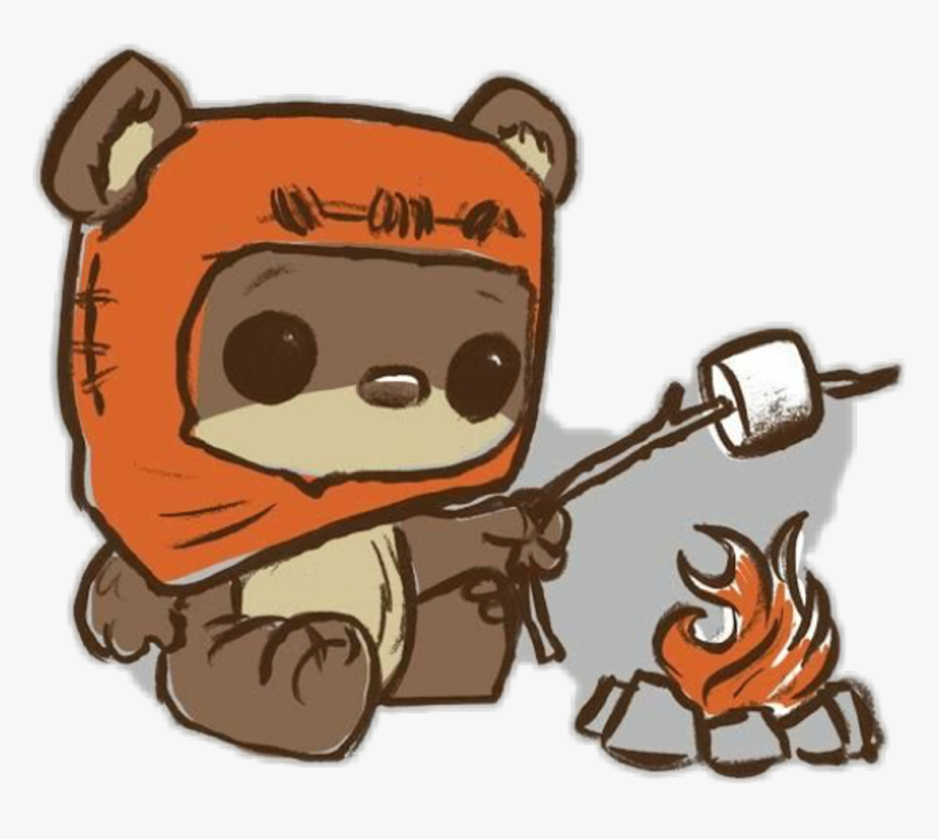 Chibi Star Wars Ewok Clipart , Png Download - Ewok Kawaii Star Wars, Transparent Png